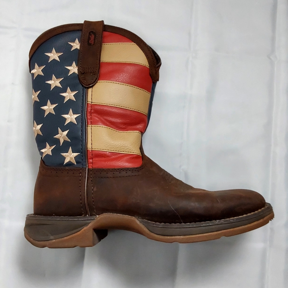 Rebel™ by Durango® Patriotic Pull-On Western Flag Boot - Picture 7 of 13